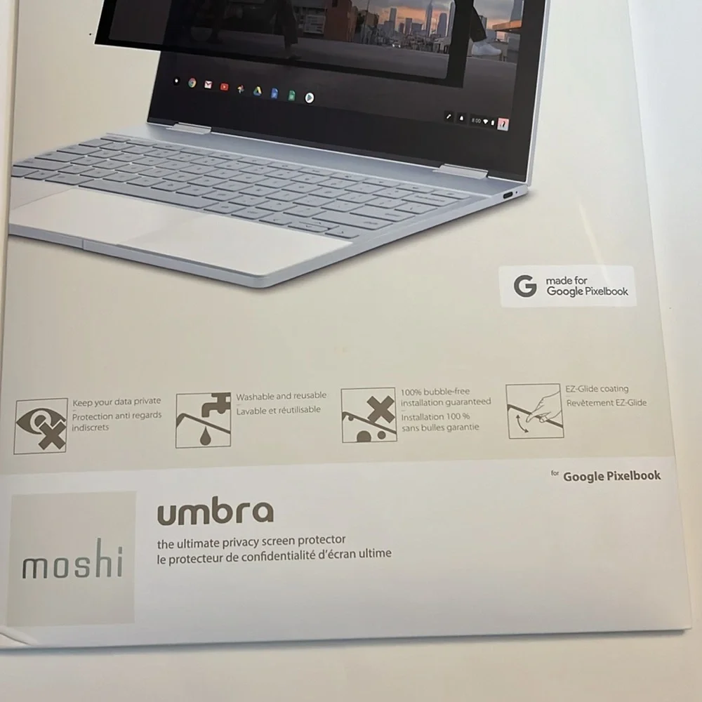 Moshi Umbra Privacy Screen Protector for Google PixelBook